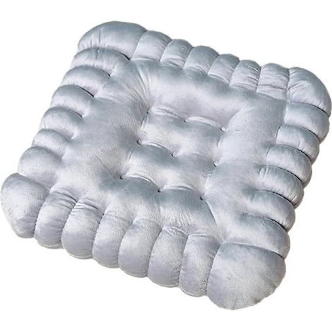 Keksförmiges Kissen, dickes Kissen, weiches Stuhlkissen, dekoratives und bequemes Sitzkissen, Balkongeschenk A (1/5)