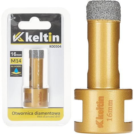 Broca de diamante para gres de 16 mm M14 (100) (1/3)