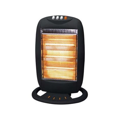Ardes AR454B Elektrische Raumheizung Elektrischer Halogen-Raumheizer Indoor Schwarz 1200 W