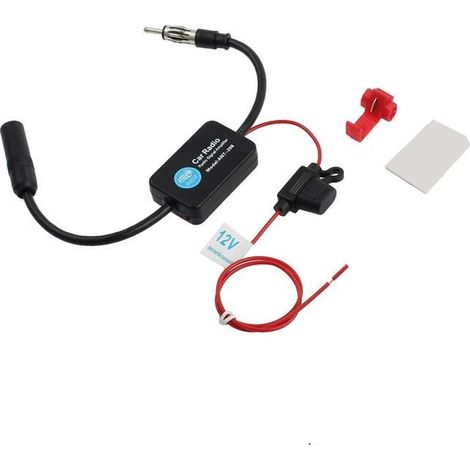 Amplificateur de signal radio - AMP - ANT-208 - 25dB - 12V - Noir