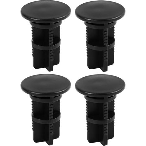 Bin Lid Hinge Pins Liters, Container Fixings, Replacement Pins for and, Bin Lock Drilling, Pieces in Black (1/5)