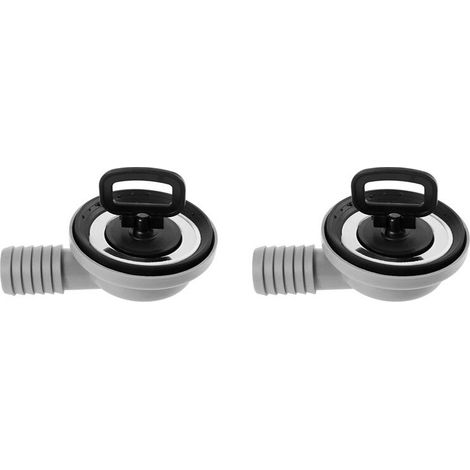 Se adapta a dos tapones de desagüe de fregadero de 56 mm (2,2 pulgadas), apto para barcos, autocaravanas, furgonetas camper, coches familiares y accesorios.