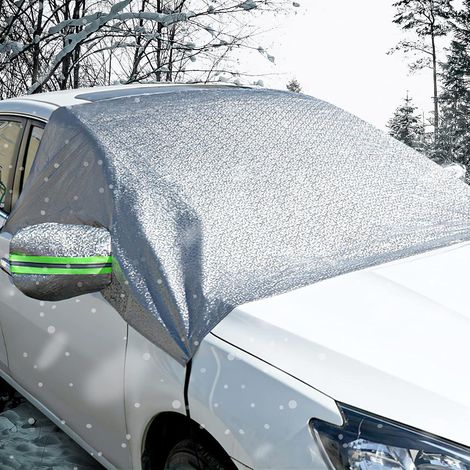 Frontscheibenabdeckung Auto für alle Jahreszeiten, Frostschutz, Sonnenschutz, Übergröße 200x150cm (1/5)