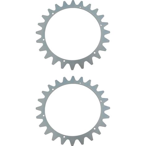 Crampons antidérapants pour tondeuse à gazon robotique, compatible avec Yardforce SA500 SA600 SE500, pointes de traction en acier pour robot de pelouse tout terrain Grip et (1/4)