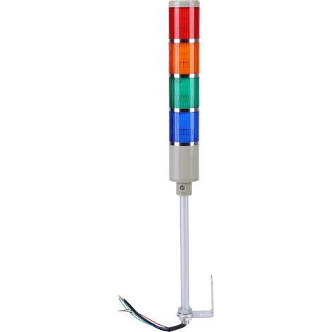 Stack Lamp Red Green Yellow Blue Flash Warning Industrial Signal Light Indicator 110V