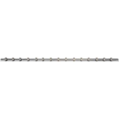 riel de extensión bgs socket wrench 15 clips metal 415 mm