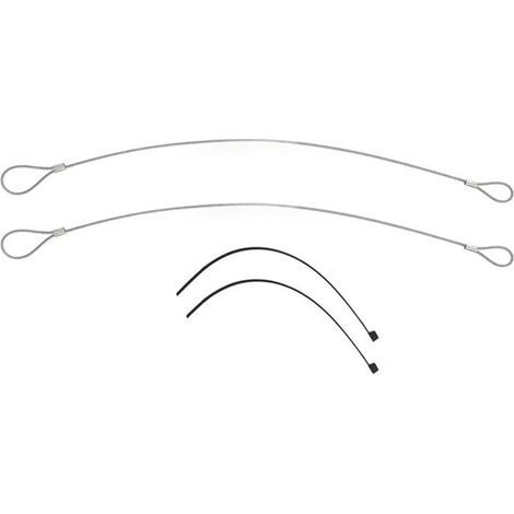 Pièce de rechange pour kit de câble de déverrouillage d'urgence du capot RP604802 pour Chevrolet Corvette C4 (1984-1996) (1/4)
