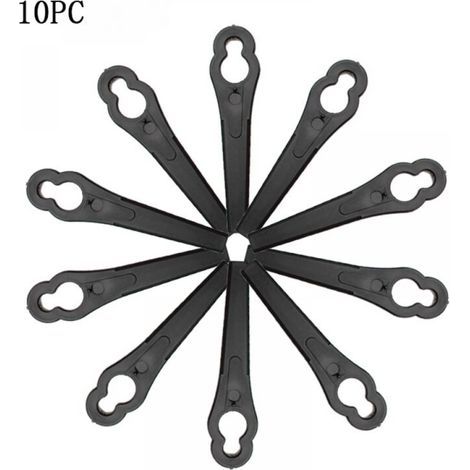 Lame di ricambio per tagliaerba, 10 lame per tagliaerba, lame universali per tosaerba, lame di ricambio per tagliaerba (1/4)