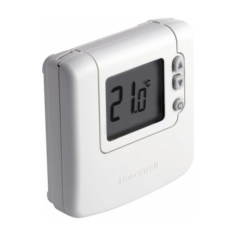 Honeywell – Thermostat à piles DT90A – Gestion de chauffage connecté – Large écran LCD – Protection anti-gel – Plage de réglage 5 à 35°C (1/2)