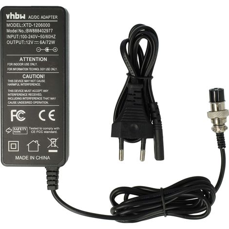 vhbw Fuente alimentación reemplaza Intermec 851-075-001, 851-075-003 para escáner de código de barras para POS (punto de venta) - 230 cm