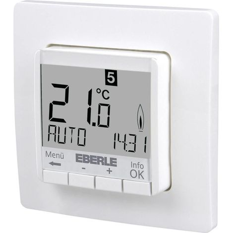 Termostato Eberle FIT 3R blanco regulación calefacción