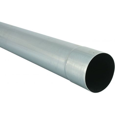 Marley Fallrohr NW 80 mm, 2 m, titan-zink Halbrunde Dachrinnen verzinkt