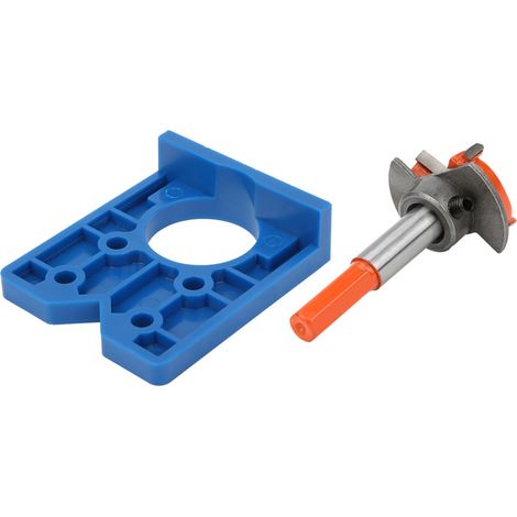 Outil de perçage de porte avec gabarit de perçage pour charnières, guide de perçage, vis à crayon 35 mm (1/5)