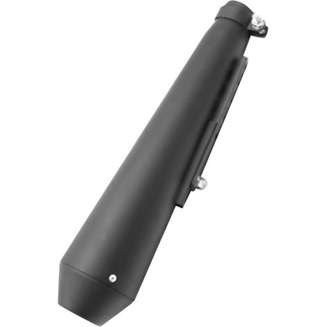 Pot d'échappement de moto avec silencieux intégré, en acier inoxydable antirouille, remplacement universel pour Suzuki, peinture noire. (1/5)