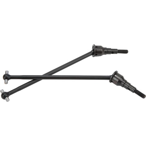 2 pièces Arbre de transmission CVD acier avant arrière pour voiture RC Losi 1/10 Lasernut U4 Tenacity tout-terrain (1/5)