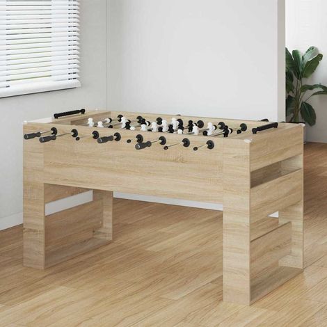 Teenpull – Tischfußballtisch Sonoma-Eiche 146,5 x 74 x 85 cm Holzwerkstoff (1/5)