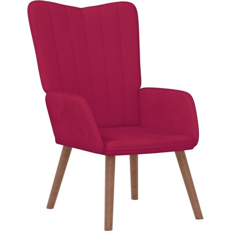 Maison Exclusive - Relaxsessel Weinrot Samt