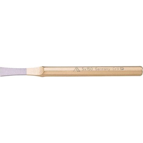 RENNSTEIG Cincel de corte Longitud 125 mm Ancho de filo 2 mm Sección del vástago 10 mm - R393 002 0 (1/3)
