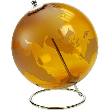 Signes Grimalt Palla rotonda con palloncini mondo dorato 24x20x20 cm per la decorazione domestica
