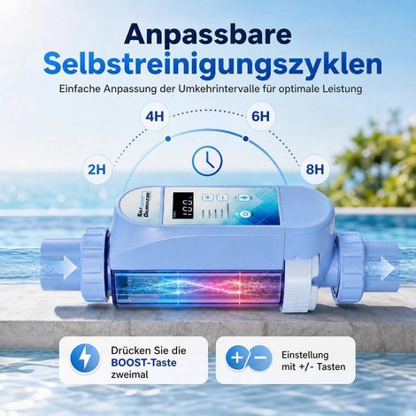 Salt Chlorine Generator for Pools Up to 18 m³, 4 g/h (1/5)