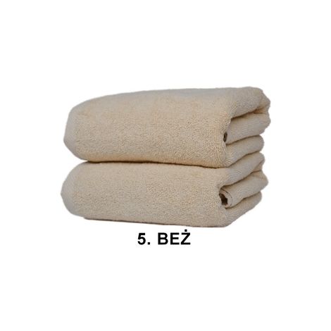 Beigefarbenes Baumwollhandtuch von City Sklep, Größe 70 x 140 cm (1/2)