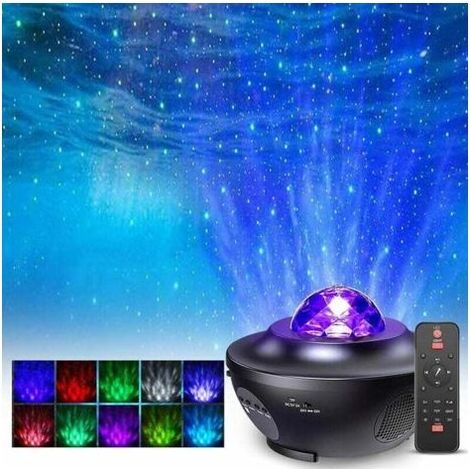 Lampe Projecteur LED Étoile, Projecteur de Veilleuse Rotatif avec 21 Modes & Télécommande & Timer & Enceinte & Bluetooth Projecteur de Lumière Plafond Étoile Océan Decoration Pour Bébé Enfant Adulte (1/5)
