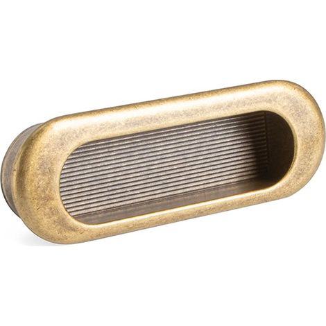 tirador embutir zmk casto ovalado 90x30 antica firenze p/posicion horizontal/vertical. (1/4)