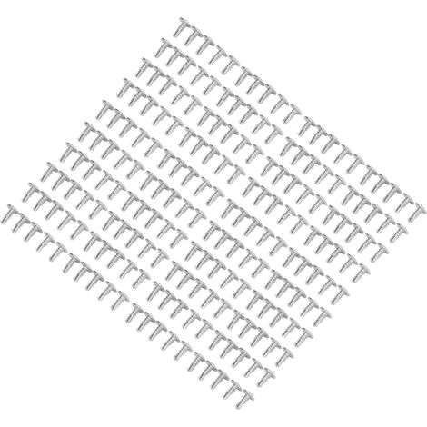 Kit de 200 vis autoperceuses à tête ronde en acier inoxydable M4.8x13