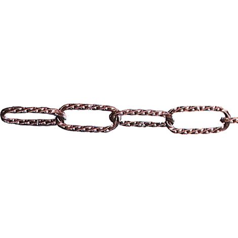 CATENA P/LAMPADARIO FILO RITORTO 3,5 MM BRON- 15,0 metri