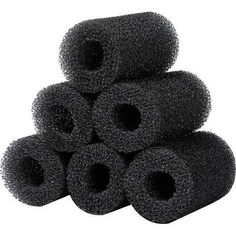 6-Pack Pre-Filter Sponge for Aquarium Shrimp Fry Fish Tank Filter 0.8” Intake, Replacement Foam Cover (1/5)