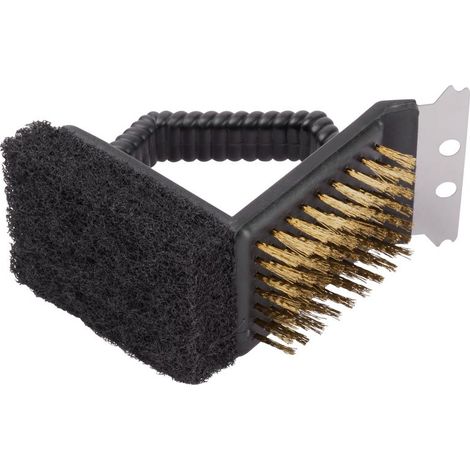 Bürste Strend Pro Grill BBQ, Messing, zur Grillreinigung, mit Schaber