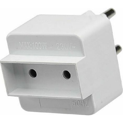 Wisdom spina con presa ad intermittenza passo stretto 10A 220-230V per luci di Natale massimo 100W da usare all'interno (1/2)