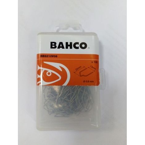 GRAPAS PARA EQUIPO REPARADOR DE PLASTICOS BBS210V08 - BAHCO