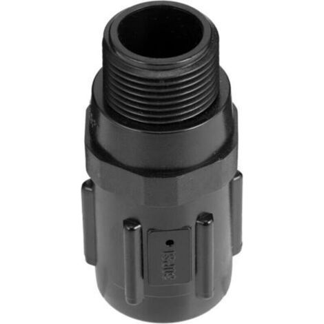 Régulateur de Pression Irrigation Psi pour à Réducteur de Pression Connecteur pour Arrosage Noir 25mm (1/5)