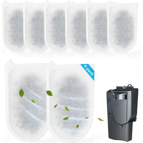 6x Filtermatten für Tetra EasyCrystal C600 Filter, Innenpackung, Aquarium-Filterkartuschen für Tetra C600 Filtermedien mit Aktivkohle YY (1/5)