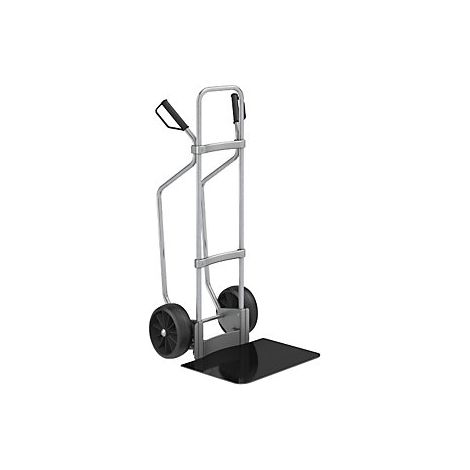 eurokraft pro  Carrello per sacchi con pattini  zincato  piano