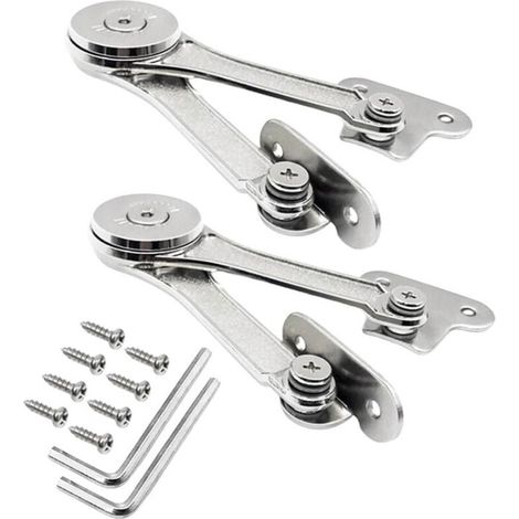 Charnières de support 2 pièces, hauteur réglable, pour portes de meubles, OUYLAF