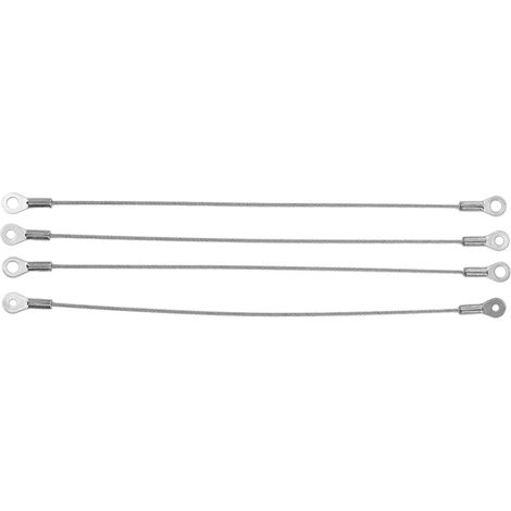 fils de suspension légers avec boucle, charge maximale de 15 kg, sécurité anti-chute, robustes, pour cadres photo, panneaux et rideaux.