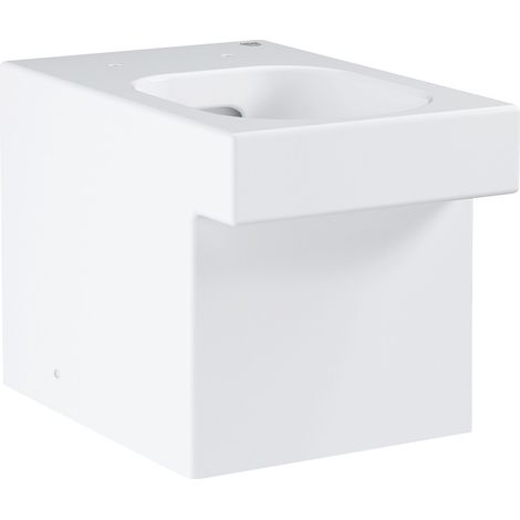 Cuvette WC sur pied à fond creux PureGuard blanc alpin Cube Ceramic (1/3)
