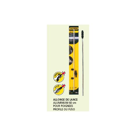 Prolongador de lanza de aluminio perfil 0,60 BERTHOUD