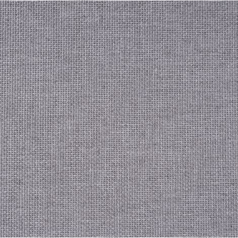 Cama tapizada 140x200 cm de tejido gris con USB y Tipo C, con somier, sin colchón – MEUBLIV (1/5)