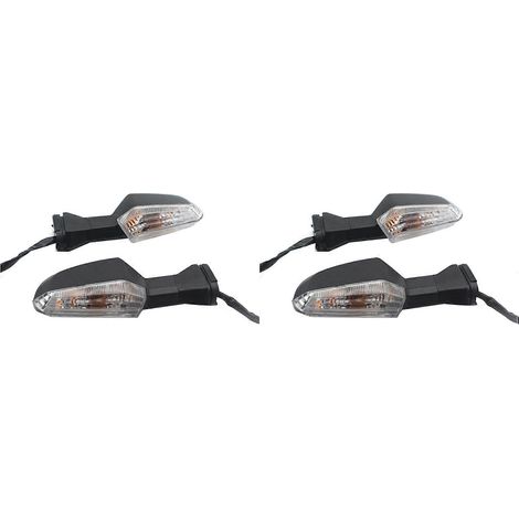 4x Motorrad-Blinker vorne und hinten für Kawasaki Ninja 250 300 600 Z1000 ER-6N,A()