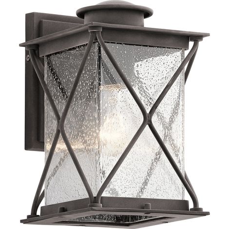 Elstead Argyle - Lanterna da parete per esterno piccola 1 luce Zinco IP44, E27 (1/5)