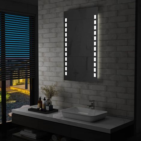 Iluminación led -  Espejo de pared de baño con LED 60x100 cm (1/5)