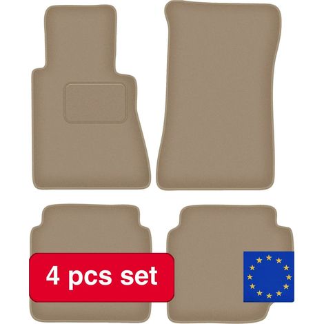 Autofußmatten, langlebiger Schutz, maßgeschneiderte Passform, Beige (1/5)