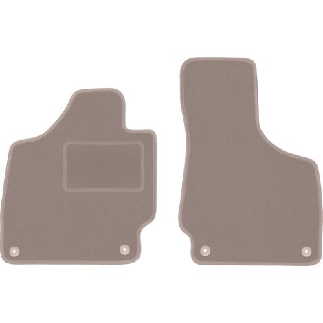 Tappetini anteriori beige per: Audi TT II 8J cabrio, roadster, coupe (2006-2014)