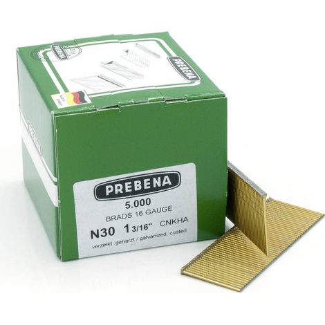 Prebena N32CNKHA Set de clous pour cloueur Longueur 32 mm 5000 pc(s) (1/2)
