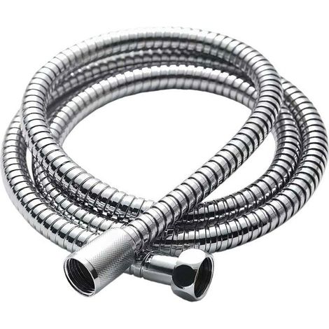 Flexible de douche - AVIZAR - 1,5 m - Anti-fuite - Gris - Raccord fileté universel (1/5)