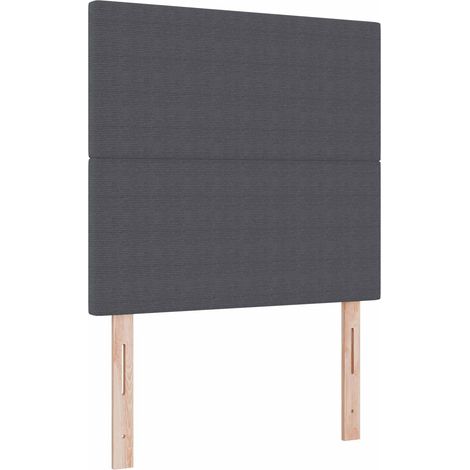 Maison Exclusive - Cabecero LED con tiras LED Gris oscuro 100 cm