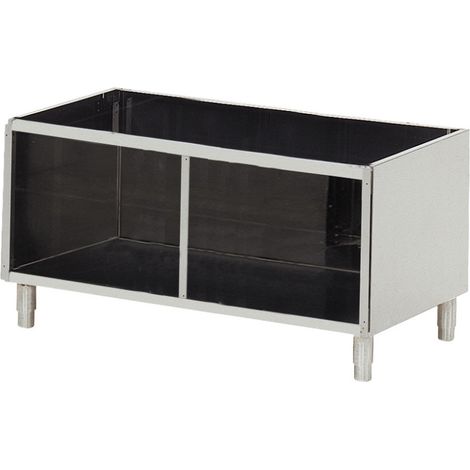 Soubassement ouvert pour appareils de table l 1100 mm 1100x540x570 mm - VIRTUS